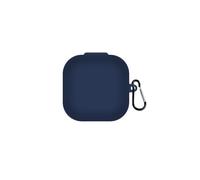 Custodia in silicone per cuffie Sony LinkBuds con clip wireless, protezione completa, in silicone, anti-goccia, antiurto, custodia protettiva con moschettone (blu)