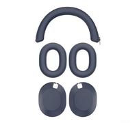 Custodia in silicone per cuffie Sony WH1000XM6, vestibilità aderente e resistente all'umidità, per esercizi fisici, colore: bianco