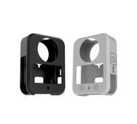 Custodia in silicone per DJI Osmo 360 Custodia protettiva morbida con batteria laterale aperta a tutto tondo proteggere accessori per action camera, Nero , Custodia in silicone per DJI Osmo 360