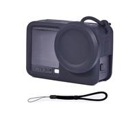 Custodia in silicone per DJI Osmo Action 6, custodia in silicone con copriobiettivo e nastro anti-perdita per Osmo Action 6 accessori