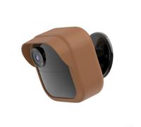 Custodia in silicone per fotocamera Blink Outdoor 2K+, resistente alle intemperie con design a tesa di cappello, protezione UV e pioggia, antigraffio, colore: nero, bianco, blu, marrone (blu)