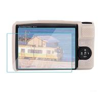 Custodia in silicone per fotocamera con due pellicole proteggi schermo in vetro temperato per Canon SX740 che supportano il funzionamento senza ostacoli (rosa gelatina)