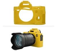 Custodia in Silicone per Fotocamera Resistente e Lavabile perA7R/A7/A7S - Cover Protettiva per Fotocamera- Giallo/Rosso/Mimetico - Accessorio per Fotocamera (YELLOW)