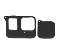 Custodia in silicone per GoPro Hero13 Black, copertura laterale della batteria con protezioni per lo schermo, copriobiettivo, cordino, kit completo