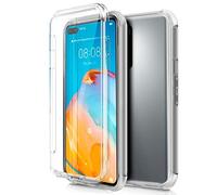 Custodia in silicone per Huawei P40 (anteriore + retro trasparente)