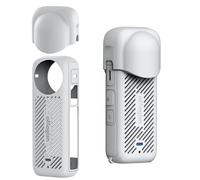 Custodia in silicone per Insta360 X4 protettiva Cover Sleeve Shell con copertura dello schermo Dissipazione del calore (gray set)