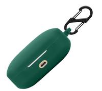 Custodia in silicone per Jabra Elite 7 Pro/Elite 7 Active Custodia protettiva antiurto e pelle protettiva per Jabra Elite 7 Pro/Elite 7 Active with Keychain (verde scuro)
