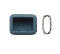 Custodia in Silicone per JBL GO5 Altoparlante, Morbida Copertura Protettiva Antiurto con Moschettone, Custodia Protettiva per l'audio da viaggio all'aperto Accessorio per GO5 altoparlante (Blu)