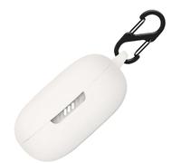 Custodia in silicone per JBL Live Flex, resistente agli urti e alla pelle, per JBL Live Flex con Keychain (bianco)