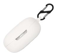 Custodia in silicone per JBL Live Pro 2 TWS/Live Pro +/Live Pro Plus TWS Custodia protettiva antiurto e pelle protettiva per JBL Live Pro2 TWS/Live Pro + TWS con Keychain (bianco)