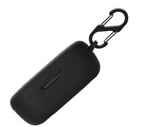 Custodia in silicone per JBL Quantum TWS, custodia protettiva antiurto e pelle protettiva per JBL Quantum TWS con Keychain (nero)