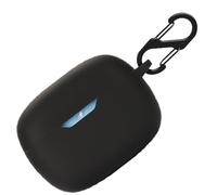 Custodia in silicone per JBL Wave Beam, custodia protettiva antiurto e pelle protettiva per JBL Wave Beam con Keychain (nero)