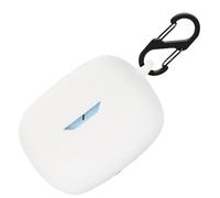 Custodia in silicone per JBL Wave Beam, custodia protettiva antiurto e pelle protettiva per JBL Wave Beam con Keychain (bianco)
