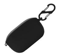 Custodia in silicone per JBL Wave100 TWS, custodia protettiva antiurto e pelle protettiva per JBL Wave 100TWS con portachiavi (nero)