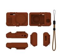 Custodia in Silicone per KODAK PIXPRO FZ55 Fotocamera，Marrone