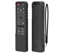 Custodia in silicone per LG MR25GA Magic Remote (serie 2025 OLED C5 B5 G5 M5), antiurto e antiscivolo, su misura con grip per telecomando LG Smart TV (nero)