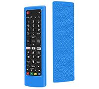 Custodia in Silicone per LG Telecomando AKB75095308 AKB74915324 AKB73715601 AKB75095307 Telecomando, Anti-Scivolo Antiurto Protettiva Cover Cassa Copertura per LG Smart TV Remote AKB7 serie (Blu)