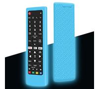 Custodia in Silicone per LG Telecomando AKB75095308 AKB74915324 AKB73715601 AKB75095307 Telecomando, Anti-Scivolo Antiurto Protettiva Cover Cassa Copertura per LG Smart TV Remote (Blu Fluorescente)