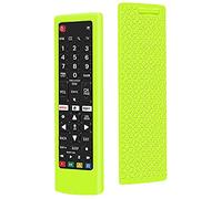 Custodia in Silicone per LG Telecomando AKB75095308 AKB74915324 AKB73715601 AKB75095307 Telecomando, Anti-Scivolo Antiurto Protettiva Cover Cassa Copertura per LG Smart TV Remote AKB7 serie (Giallo)