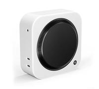 Custodia in silicone per Mac Mini 2024 Design su misura che mantiene il tuo dispositivo sicuro e accessibile (bianco)