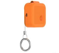 Custodia in silicone per Nothing Ear 3, custodia protettiva riutilizzabile, antiurto e antipolvere, 65 x 62 x 28 mm (arancione)