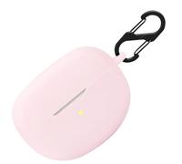 Custodia in silicone per Oppo Enco X, custodia protettiva antiurto e pelle protettiva per Oppo Enco X con Keychain (rosa)