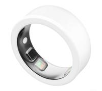 Custodia in silicone per Oura Ring 5, protezione morbida contro i graffi, leggera, adatta per l'uso quotidiano e lo sport, colore bianco, taglia M (trasparente S)