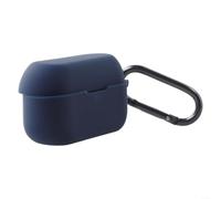 Custodia in silicone per Panasonic Technics per Eah-AZ100, custodia protettiva per cuffie con cordino a moschettone, guscio morbido (blu scuro)