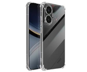 Custodia in silicone per Poco F7 angoli paraurti e blocco fotocamera rinforzato