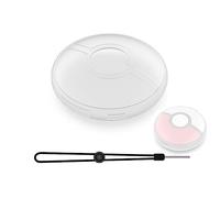 Custodia in silicone per Pokemon GO Plus + 2023, custodia protettiva morbida e confortevole con cinturino da polso, custodia protettiva in silicone compatibile con Pokemon GO Plus Plus, trasparente