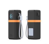 Custodia in silicone per power bank compatibile con ugreen 200 W 25000 mAh USB-C per batteria, copertura protettiva antiscivolo, custodia per caricabatterie portatile antiurto (nero)