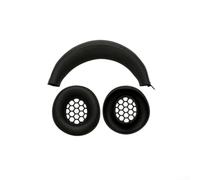 Custodia in silicone per Razer BlackShark V2X, morbida custodia protettiva per cuffie da gioco, resistente agli urti, design elegante, nero e bianco, 14 x 17 x 3 cm (nero per V2X)
