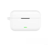 Custodia in silicone per Realme Buds T500 Pro, resistente all'usura e ai graffi, colore: bianco