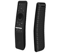 Custodia in Silicone per Samsung Nuovo Telecomando BN59-01312A Sostitutivo Bluetooth Remote Control, [Strato Spesso] Anti-Scivolo Copertura Protettiva Cassa Cover per Samsung BN59 Serie Remote (Nero)