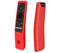 Custodia in Silicone per Samsung Nuovo Telecomando BN59-01312A Sostitutivo Bluetooth Remote Control, Anti-Scivolo Copertura Protettiva Cassa Cover per Samsung BN59 Smart TV Remote (Rosso)