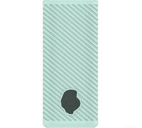 Custodia in silicone per Skullcandy Dime for evo, custodia protettiva antiurto con ritagli precisi, morbida pelle nera, verde, bianca, rosa, guscio resistente alla polvere, da viaggio, 8,6 x 3,7 cm