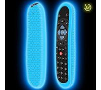 Custodia in Silicone per Sky Q Sostitutivo Telecomando Guscio EC101/Non-Touch/Touch Edition Mini/Box/Silver/Sky Glass Protettiva Cover Anti-Scivolo (Blu Fluorescente)