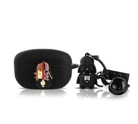 Custodia in silicone per Sony WF-1000XM5 tappi per le orecchie 2023, XMBYGY caricatura pelle custodia di ricarica con simpatico portachiavi per bambole e cordino anti-perdita (BKsoldiers)