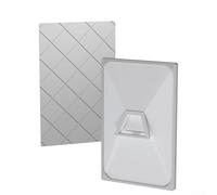 Custodia in silicone per Starlink per Gen3, custodia protettiva antiurto e impermeabile, resistente a rocce e grandine, scudo duraturo per le intemperie esterne, nero/grigio (grigio)