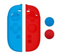 Custodia in silicone per Switch 2 JoyCon con impugnature e cappucci per levette analogiche