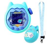 Custodia in silicone per Tamagotchi Paradise, custodia protettiva con pellicola proteggi schermo e cordino per Tamagotchi Paradise Water, Terra, Cielo, Foresta di Giada, Morbida, Carina, Impermeabile