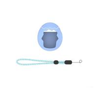 Custodia in silicone per Tamagotchi Paradise Virtual con cordino, design ultra sottile antiscivolo per una presa sicura e vestibilità personalizzata per un completo accesso ai comandi (blu chiaro)