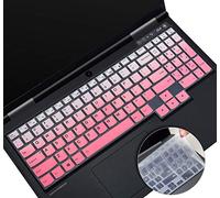 Custodia in silicone per tastiera Lenovo Legion 5 Series Legion 5 5 5i 5p 5pi 15,6 pollici e 17,3 pollici, Lenovo Legion 3i 7i Gaming Laptop Keyboard Skin (rosa graduale+trasparente)