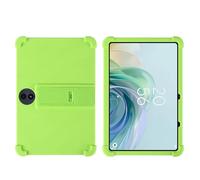 Custodia in silicone per TCL TAB 11 Gen 2 11"/TAB 11 FE 9465X, adatta ai bambini, antiurto, morbida custodia protettiva in silicone antiurto con supporto regolabile per PC (verde)