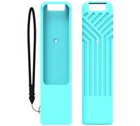 Custodia in silicone per telecomando, antiscivolo, si illumina al buio, con laccetto per il collo, per LG MR25GA, accessori per telecomandi domestici (blu luminoso)