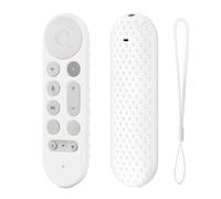 Custodia in silicone per telecomando compatibile con Google TV Streamer4K (2024), GY3LE - Custodia morbida con cordino per appenderla (solo