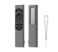 Custodia in silicone per telecomando compatibile con SAMSUNG BN59-01480D/1432A/1455A/1385A, custodia protettiva per telecomando TV (solo custodia) (Grigio)