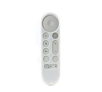 Custodia in silicone per telecomando Google GY3LE, custodia protettiva in silicone per telecomando Google TV Streamer 4K TV 2024 (bianco)