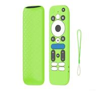 Custodia in silicone per telecomando GoogleTV Box 4K Pro con design ammortizzante, su misura 1 1 per una maggiore protezione e una comoda maneggevolezza (verde luminoso)