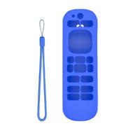Custodia in silicone per telecomando TV con cordino, fosforescente, antiscivolo e antiurto, compatibile con Roku Voice Remote Pro2nd Edition RCB1R2024
